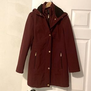 Women’s xs London fog fleece lined rain jacket